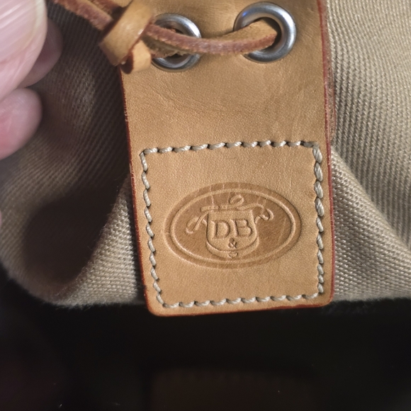 Dooney & Bourke Tassel Canvas/ Leather Satchel - Picture 8 of 12